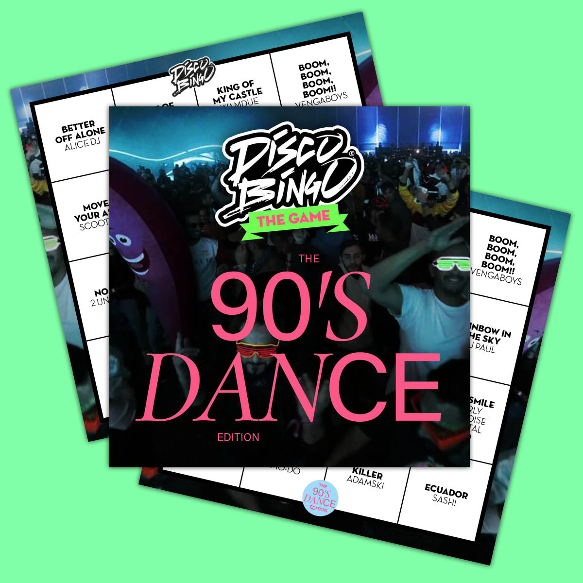 Disco Bingo The 90s Dance Edition