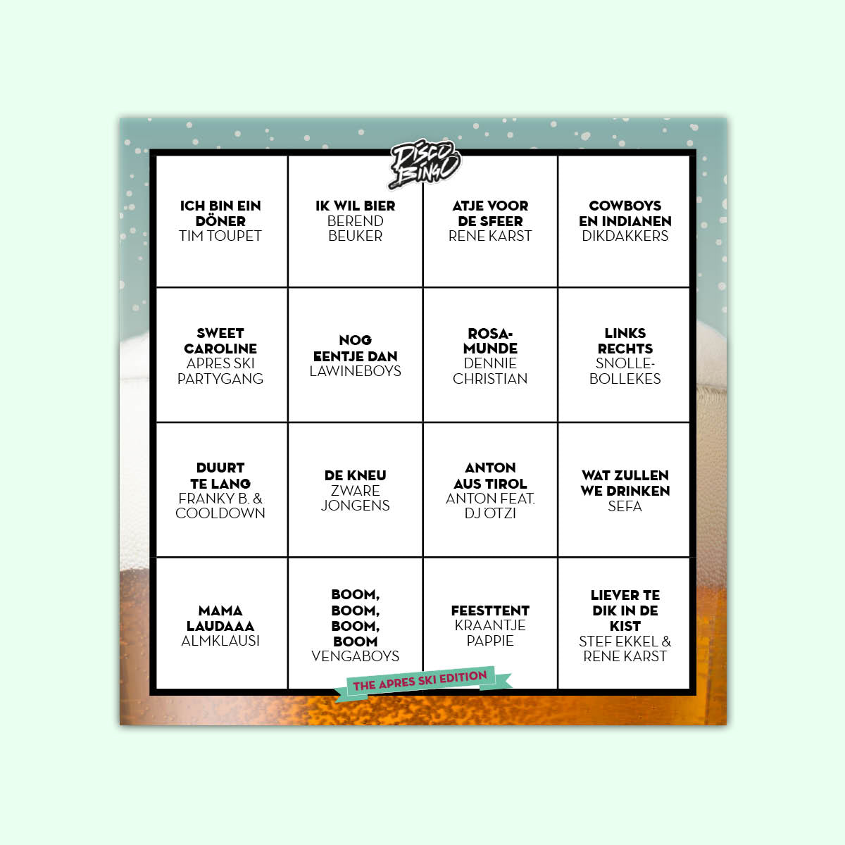 Disco Bingo Die Après-Ski-Edition