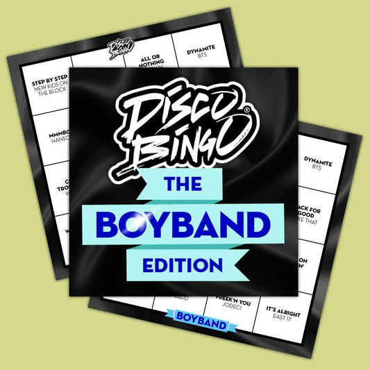 Disco Bingo The Boy Band Edition
