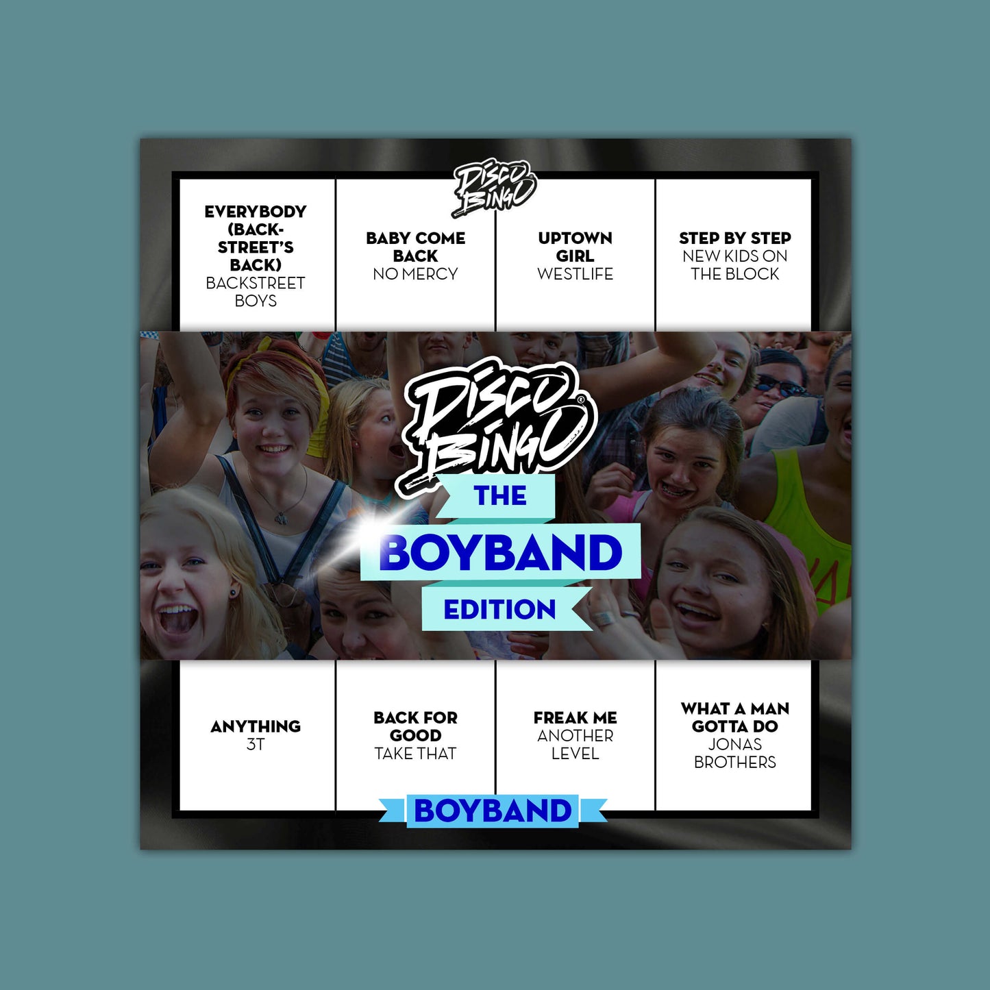 Disco Bingo The Girls USA Spielbox für Jungen