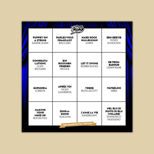 Disco Bingo The Eurovision Song Contest Edition