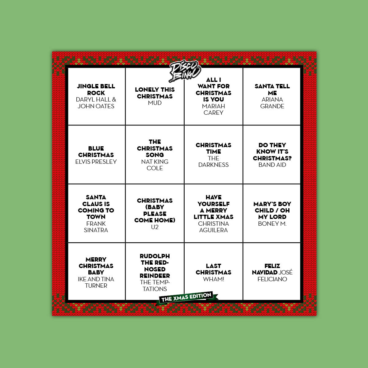 Disco Bingo Die Weihnachtsausgabe