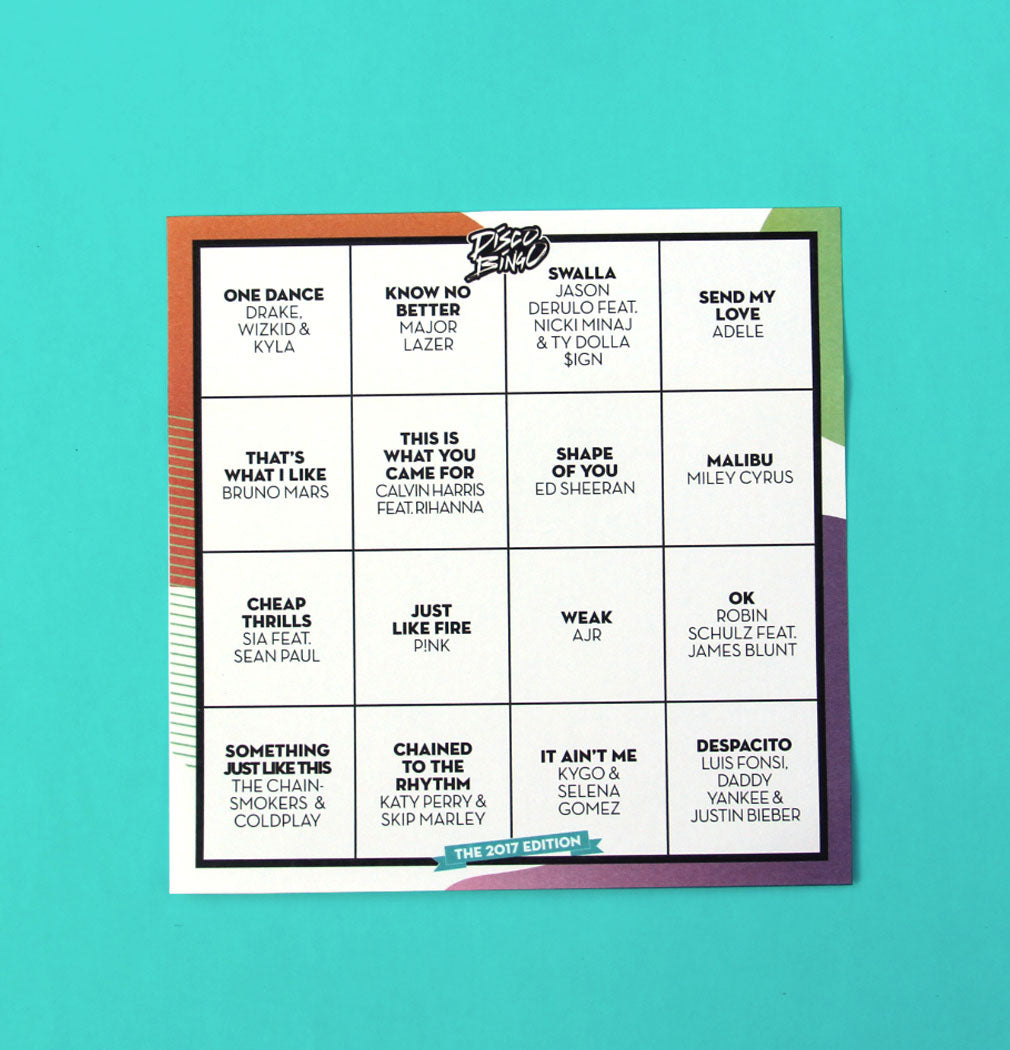 Disco Bingo The 2017 Edition
