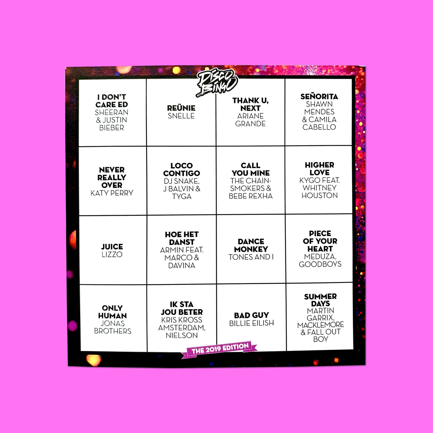 Disco Bingo Die Ausgabe 2019