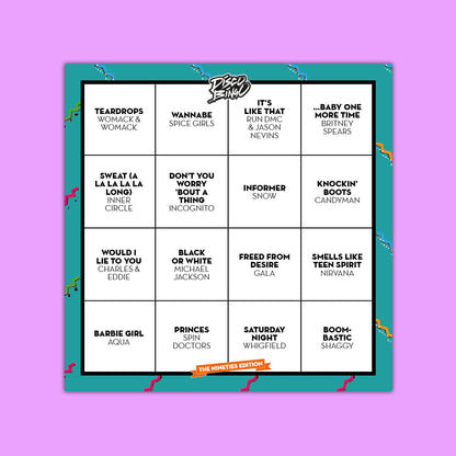 Disco Bingo The Nineties Edition