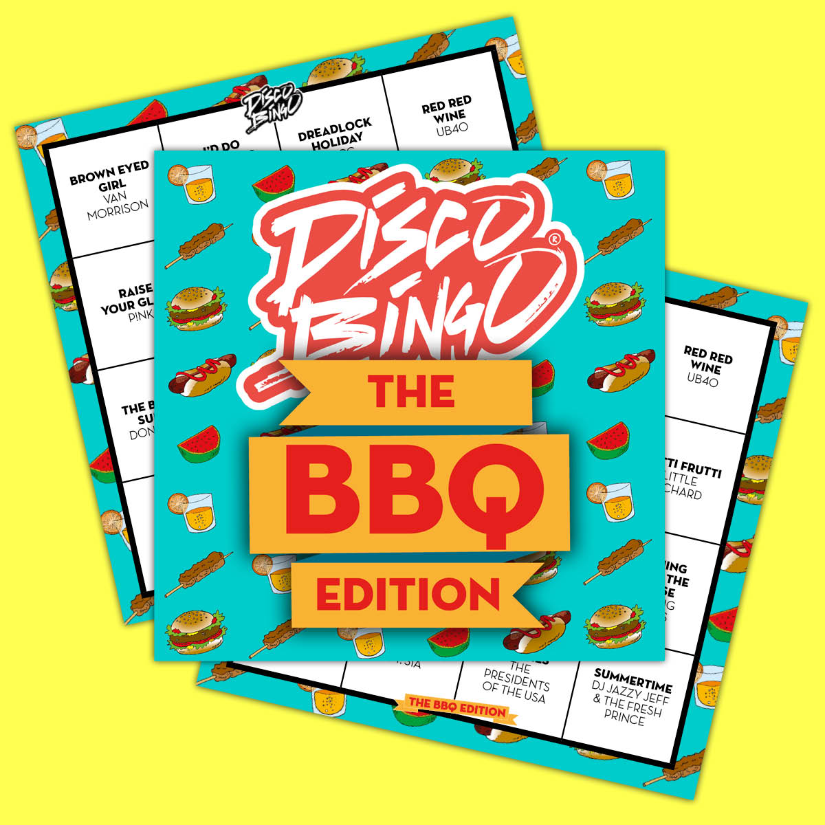 Disco Bingo The BBQ Edition