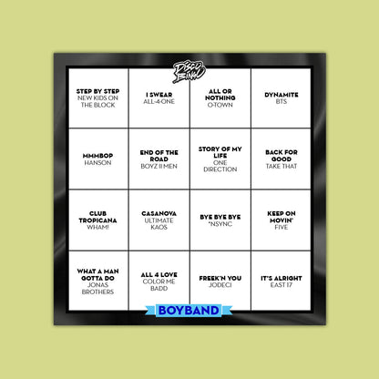 Disco Bingo The Boyband Edition