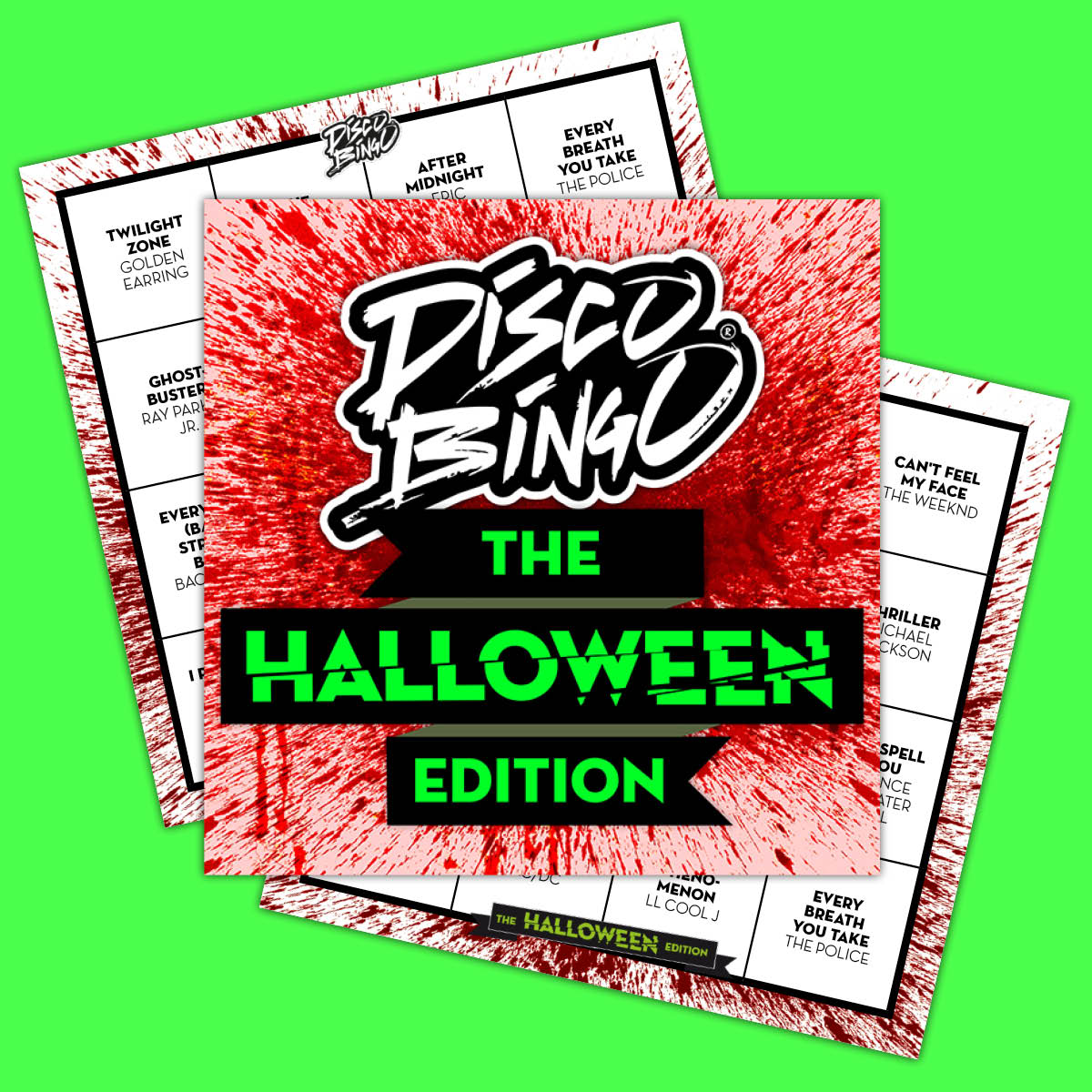 Disco Bingo The Halloween Edition