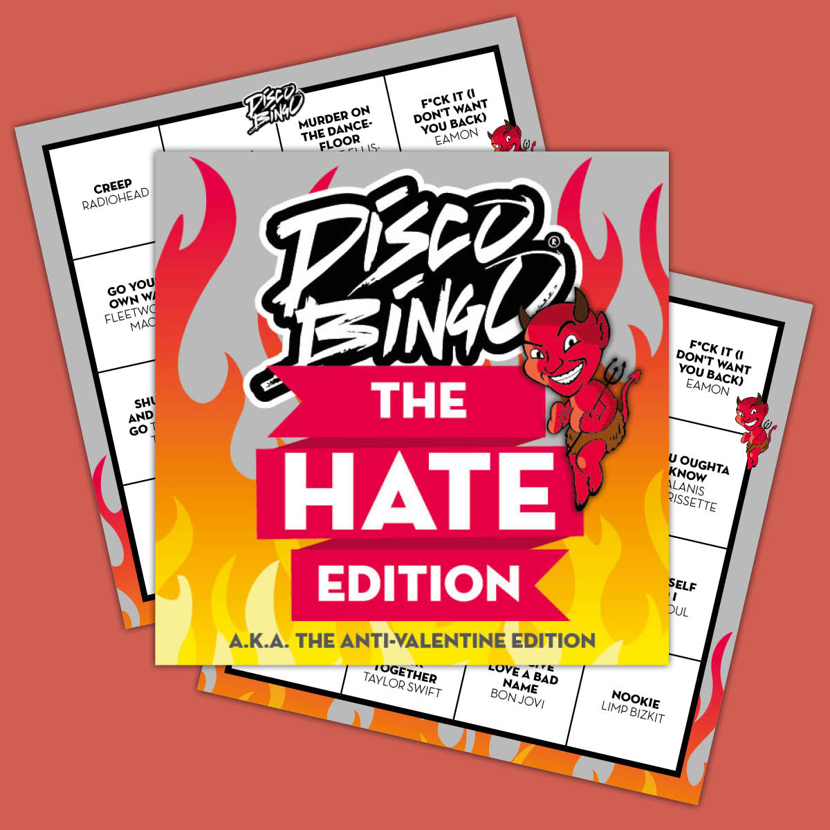 Disco Bingo The Hate Edition (a.k.a. The ANTI Valentine Edition)