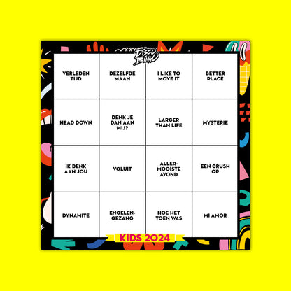 Disco Bingo The Kids 2024 Edition