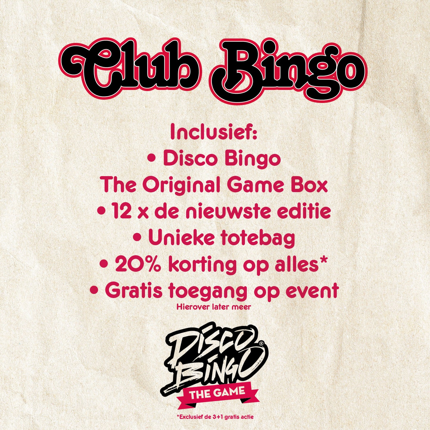 Club Bingo Lidmaatschap • Incl. The Game Box en 12 edities + Special Secret Edition!