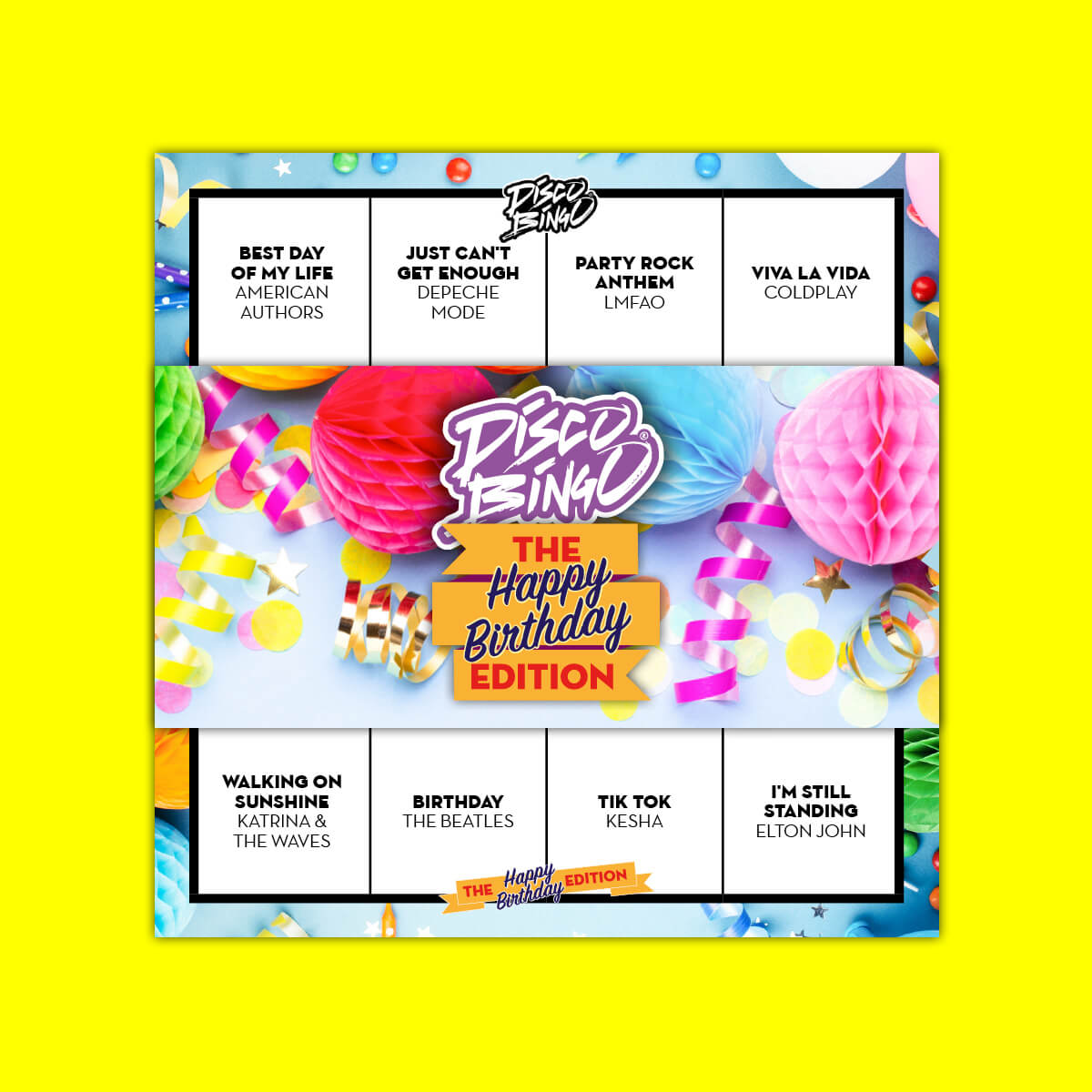 Disco Bingo The Fissa Game Box